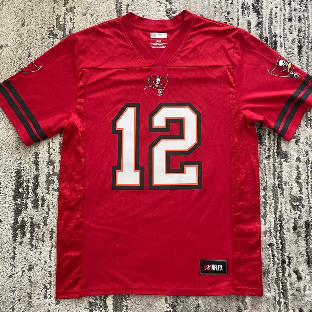 NFLPA New NFL Team Tampa Bay Buccaneers Jersey Men’s Tom Brady #12 Size Medium